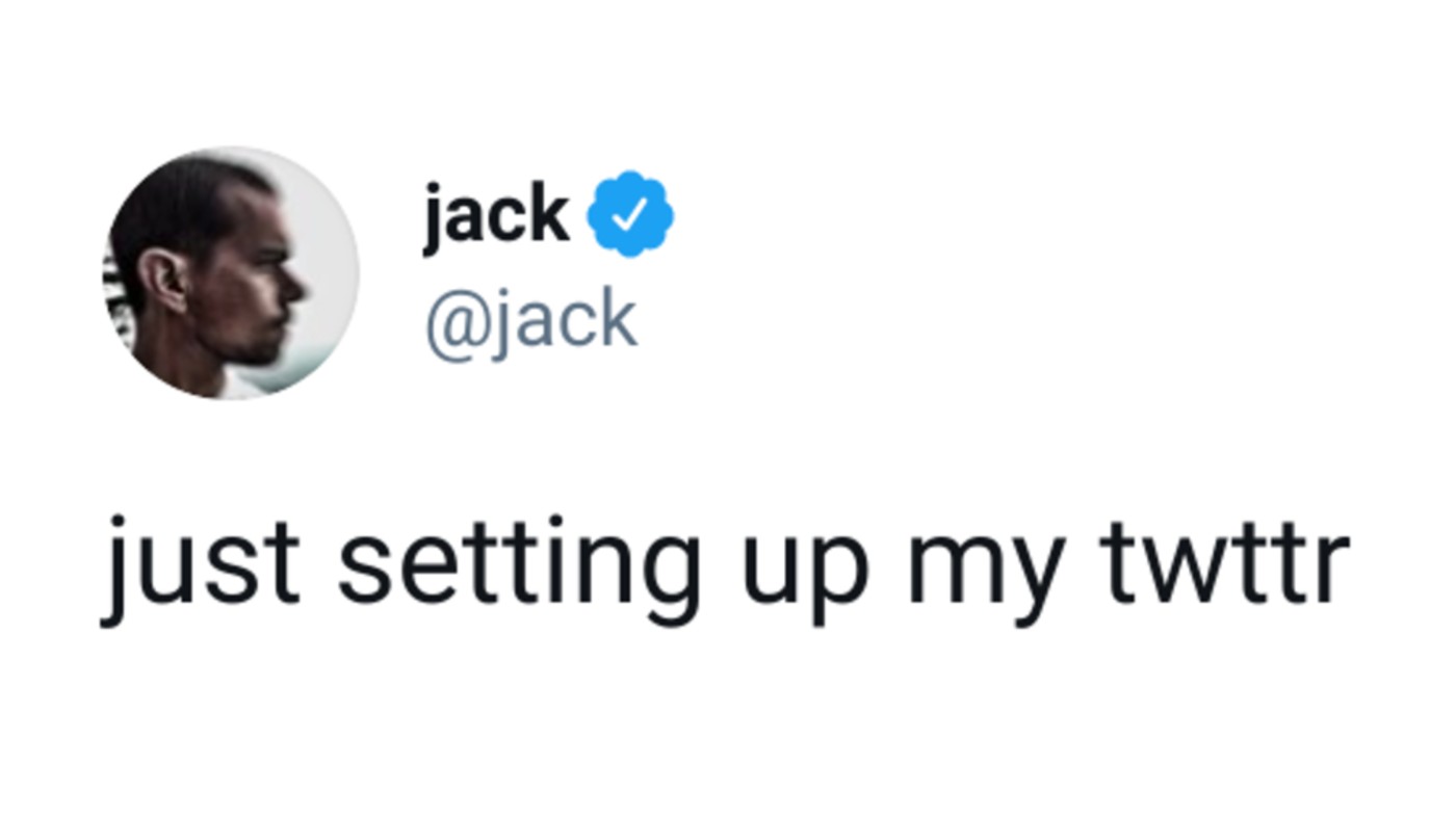 Jack Dorsey Twitter first tweet 