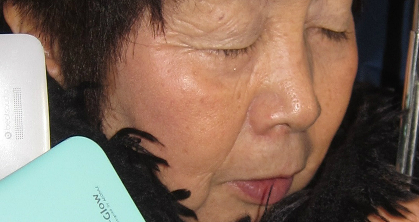 Chisako Kakehi after her arrest in Kyoto, Japan on suspicion of poisoning her husband.