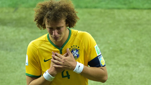 David Luiz after losing the semi-final