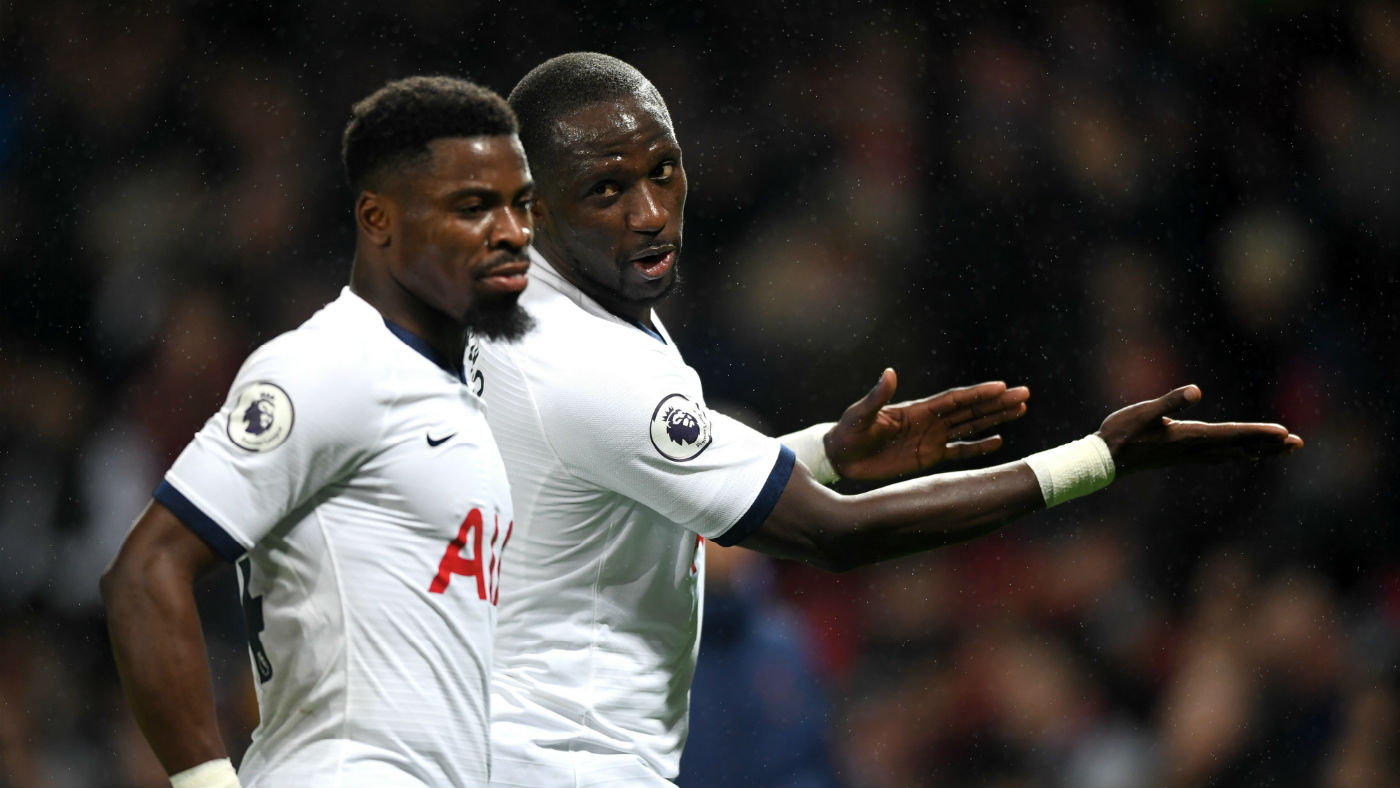 Tottenham players Serge Aurier and Moussa Sissoko