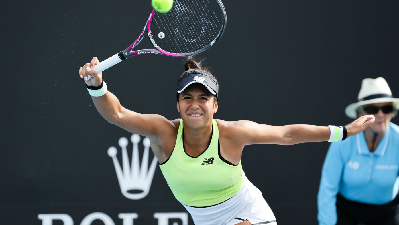 British tennis player Heather Watson has been knocked out of the Australian Open 