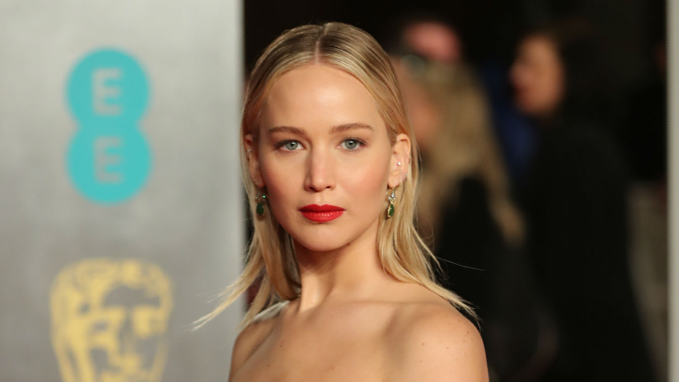 Jennifer Lawrence was among those wearing black in support of the #MeToo movement