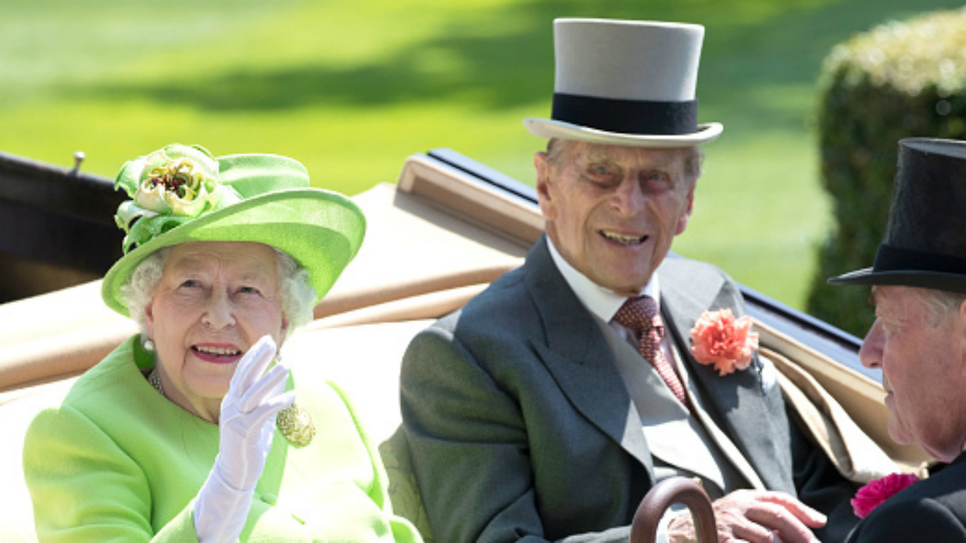Queen and Philip at Ascot