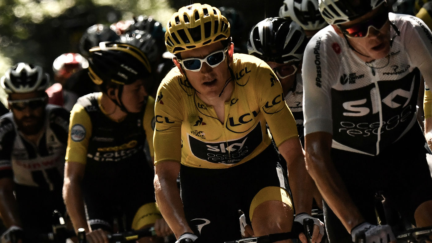 Tour de France Team Sky Geraint Thomas Chris Froome