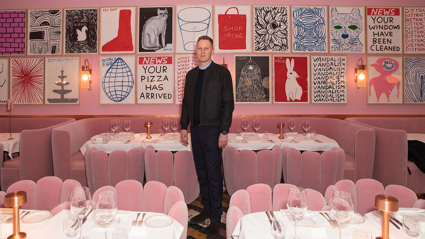 Londons sketch says goodbye to pink with new interiors by India Mahdavi  and Yinka Shonibare
