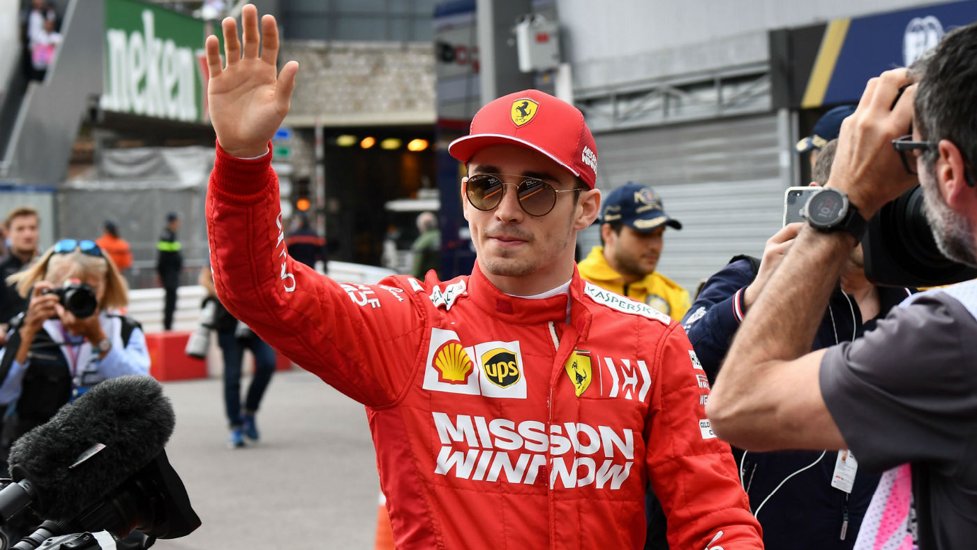 Ferrari’s Monegasque driver Charles Leclerc