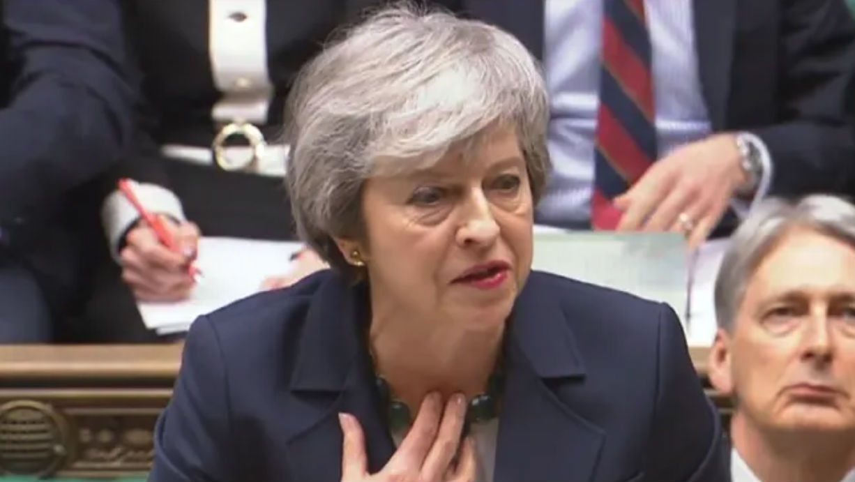 Theresa May at Prime Minister’s Questions
