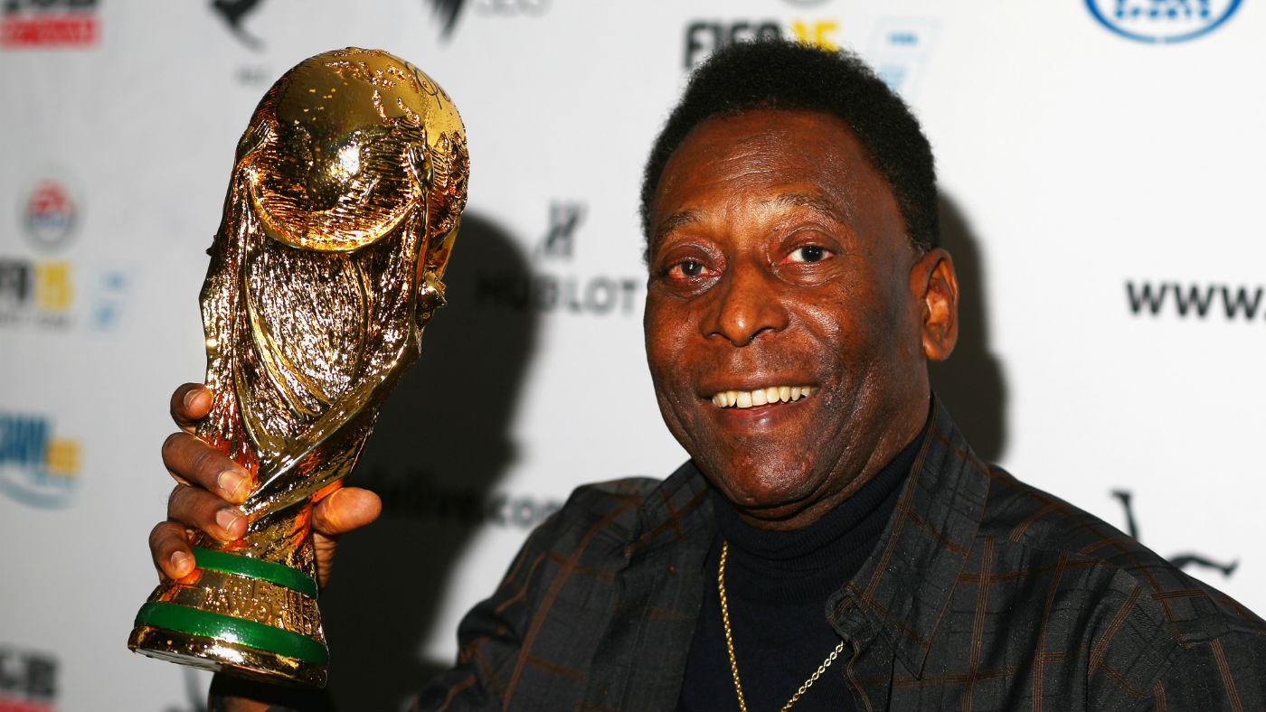 Brazilian icon Pele is regarded by many as football’s greatest ever player 