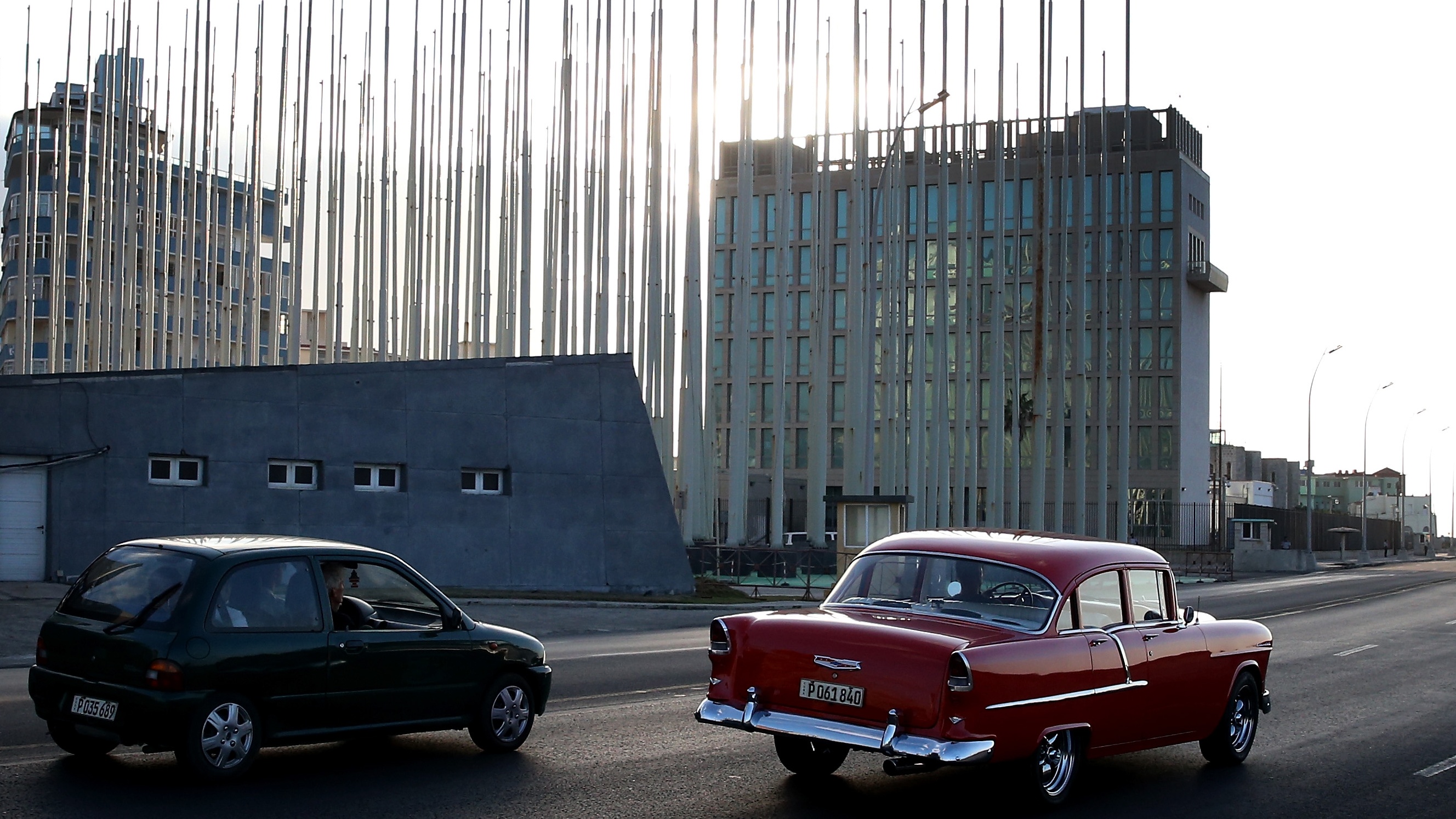 The US embassy in Havana, Cuba where the brain injuries were first reported