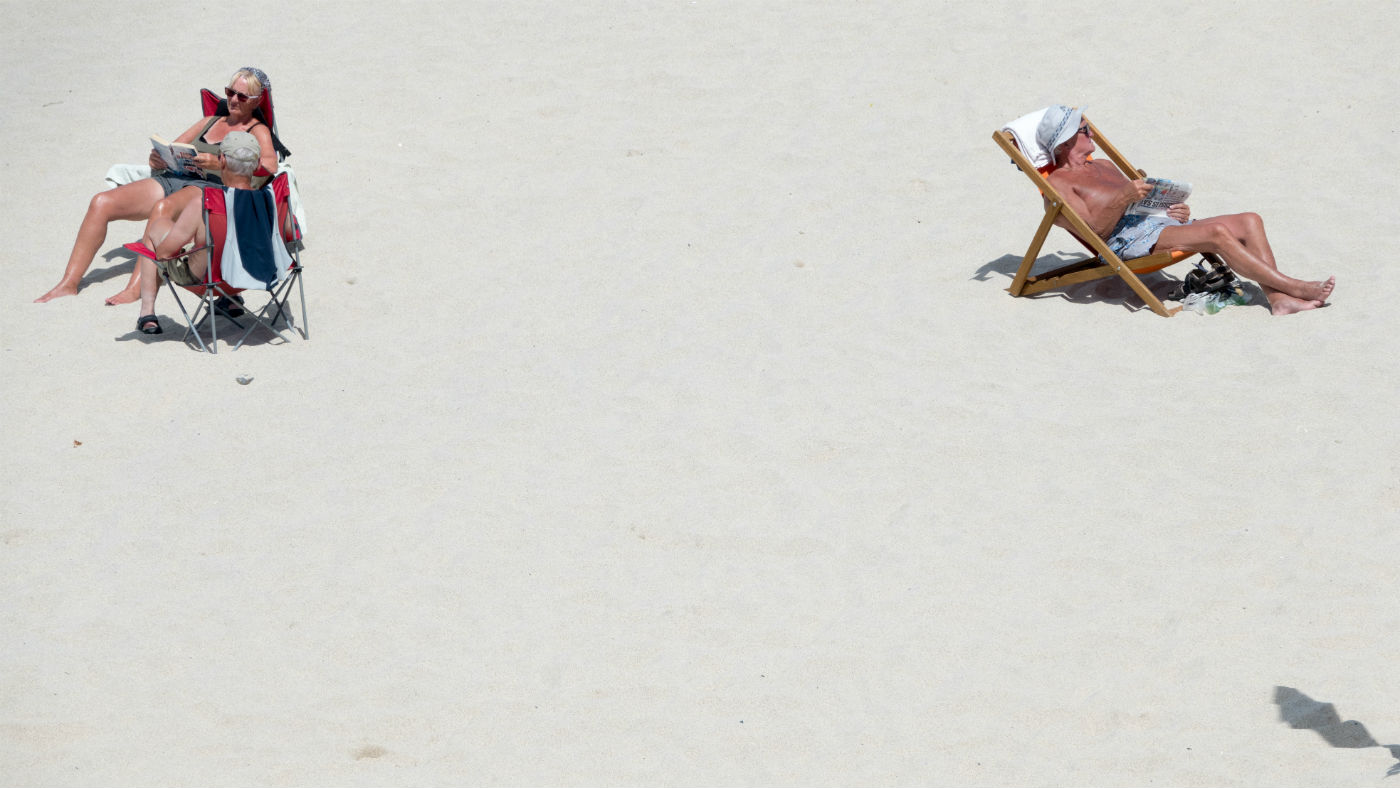 British sunbathers have been warned over the record temperatures in the past week