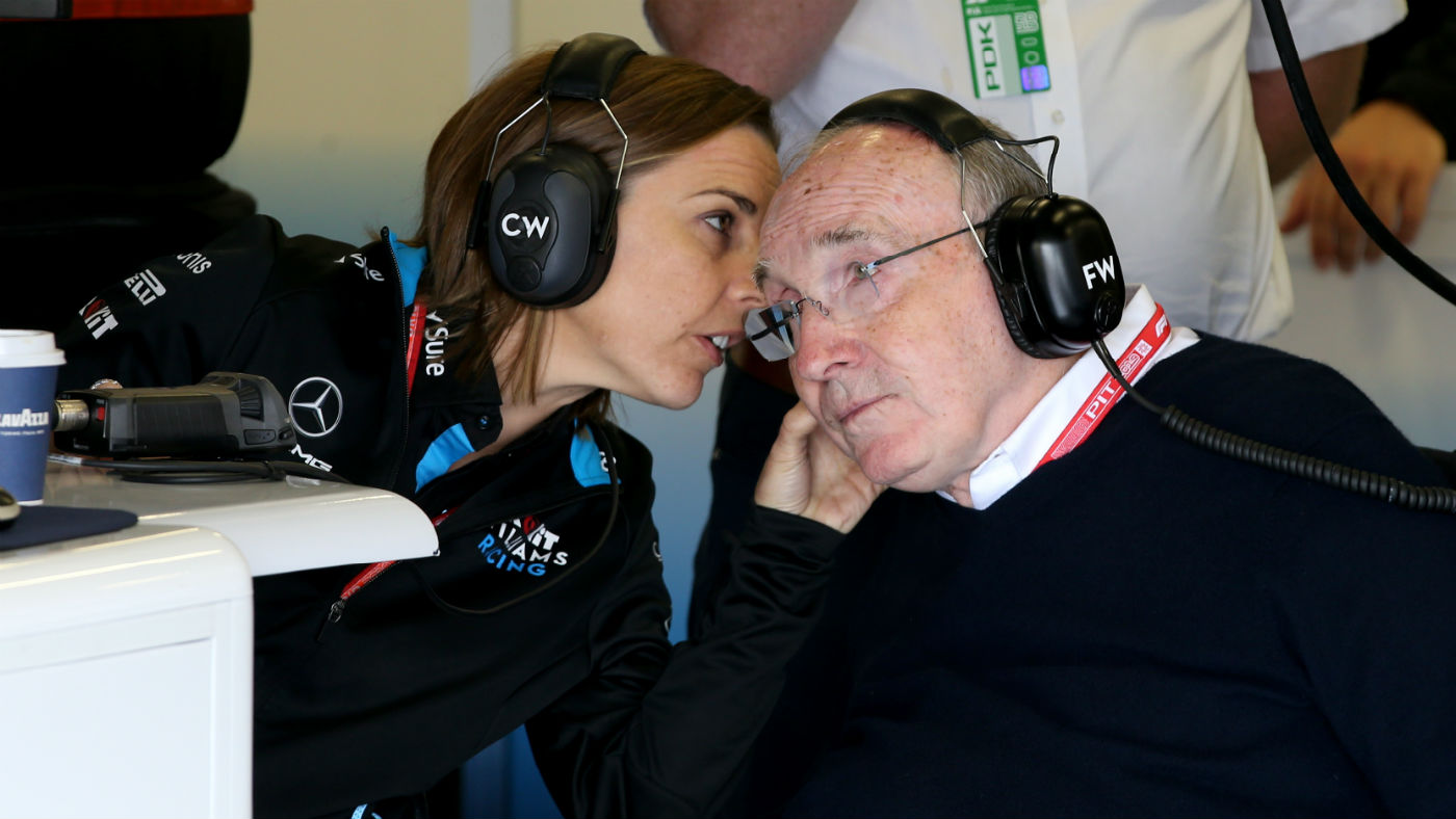 Claire Williams and Frank Williams are leaving Williams Racing F1 team 