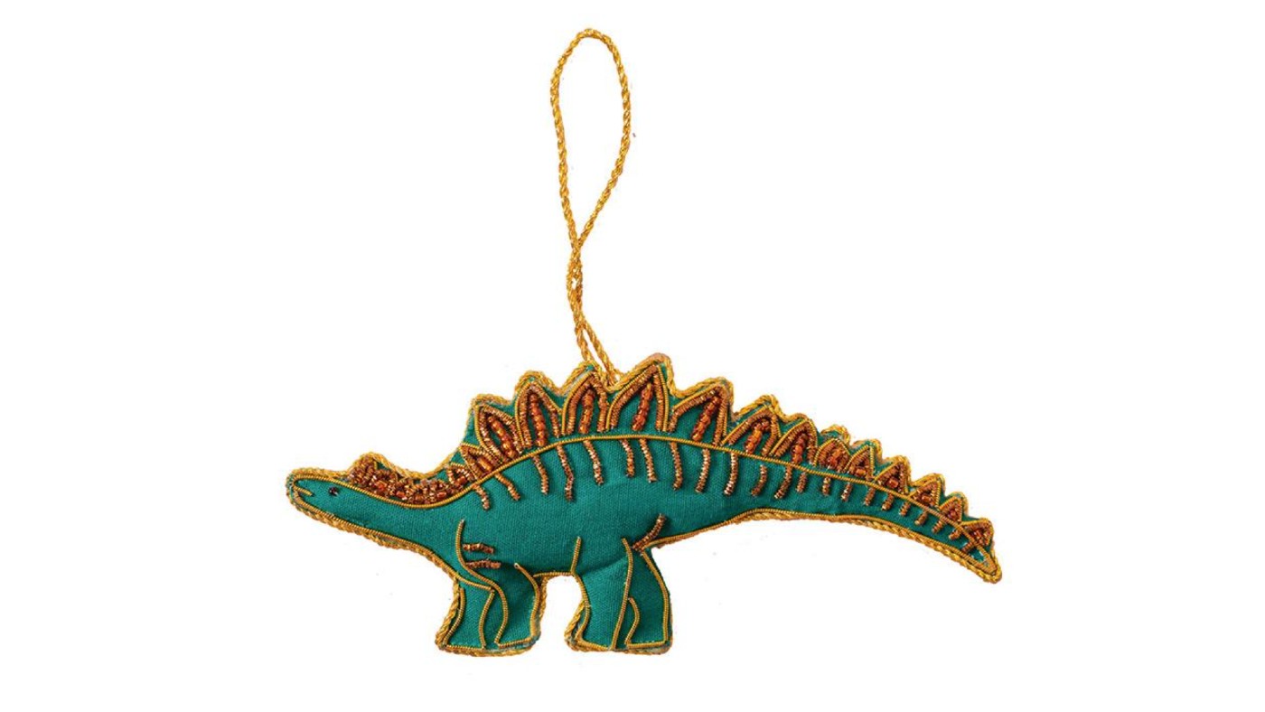Ian Snow plastic-free stegosaurus decoration
