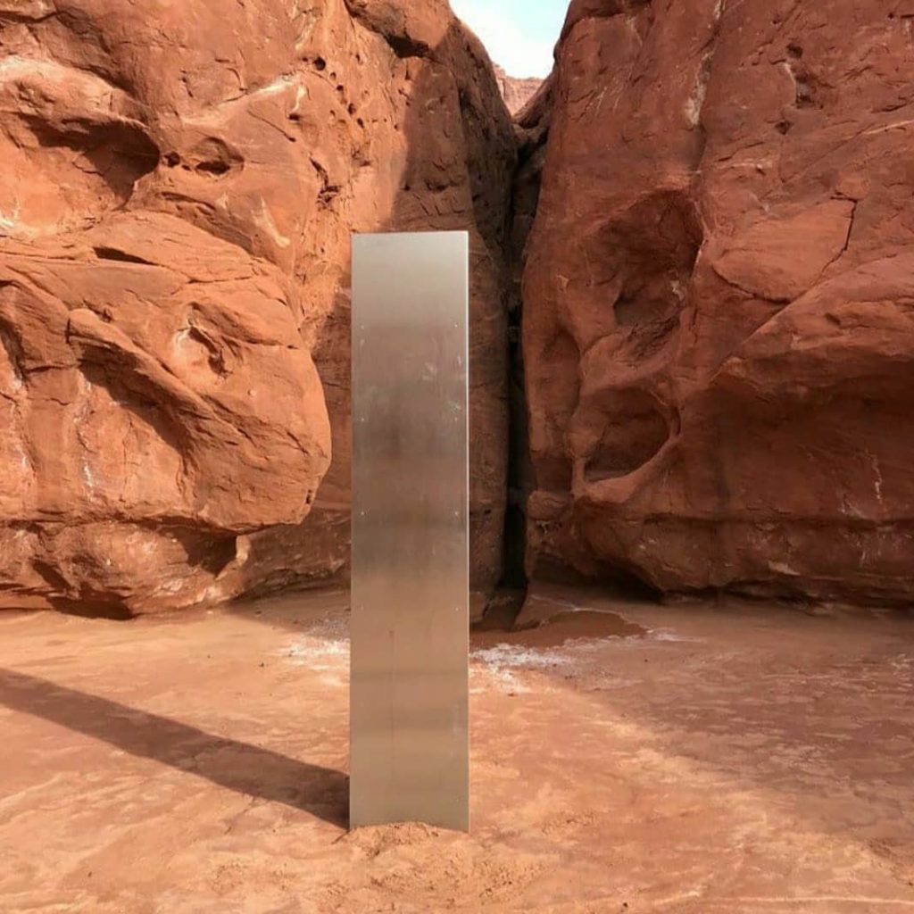 The metal slab that appeared - and then disappeared - in remote desert region of southern Utah