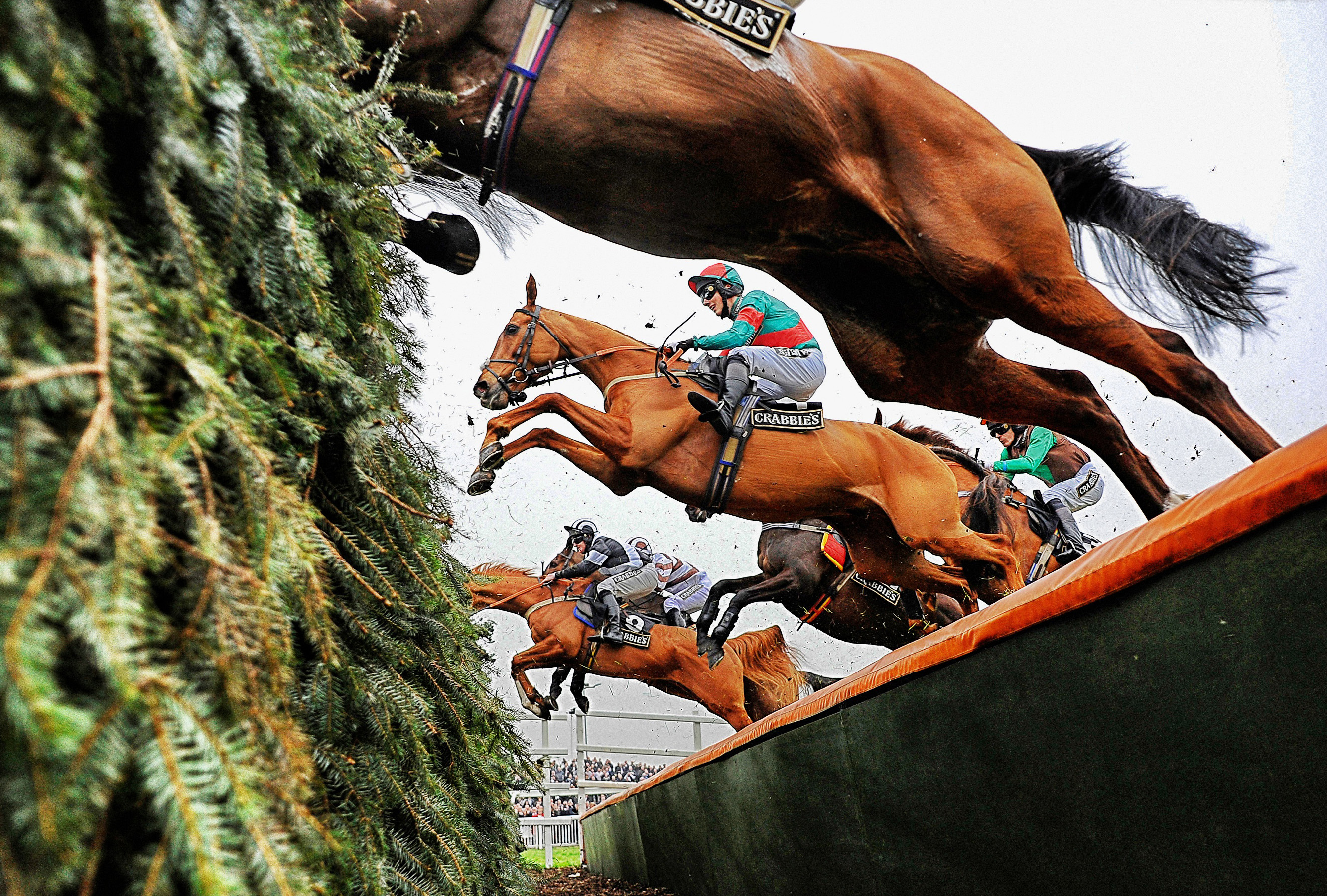 The Grand National is held at Aintree Racecourse in Liverpool 
