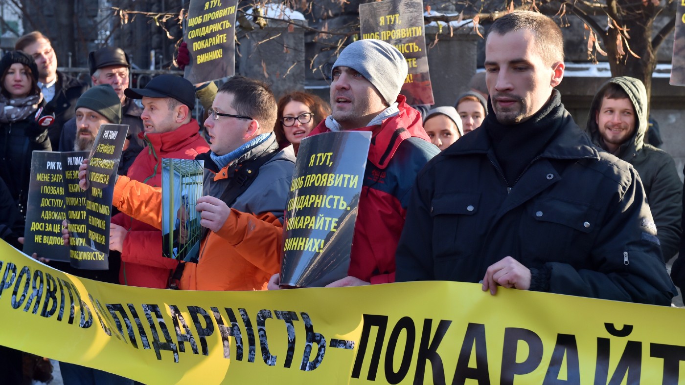 Amnesty International activists in Ukraine