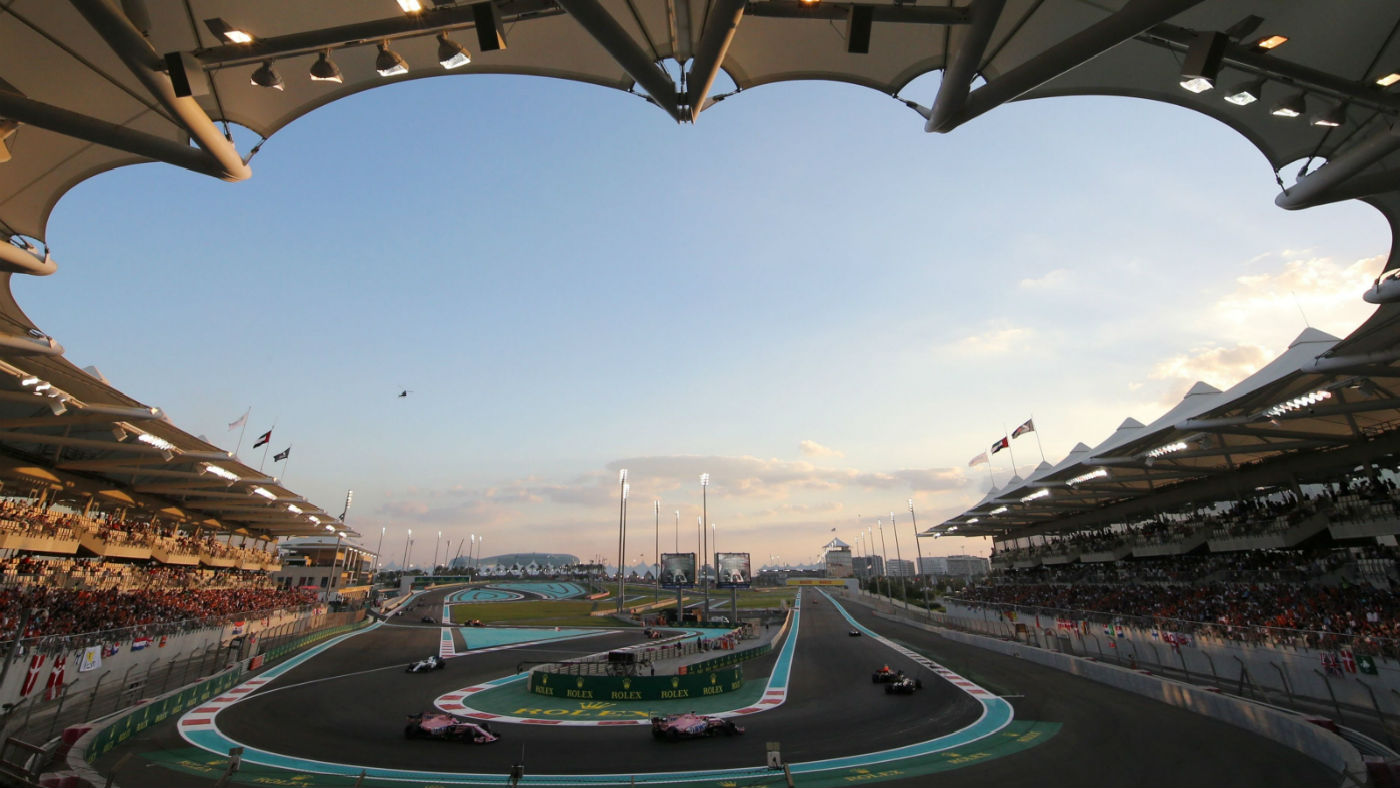 The F1 Abu Dhabi Grand Prix is held at the Yas Marina Circuit 