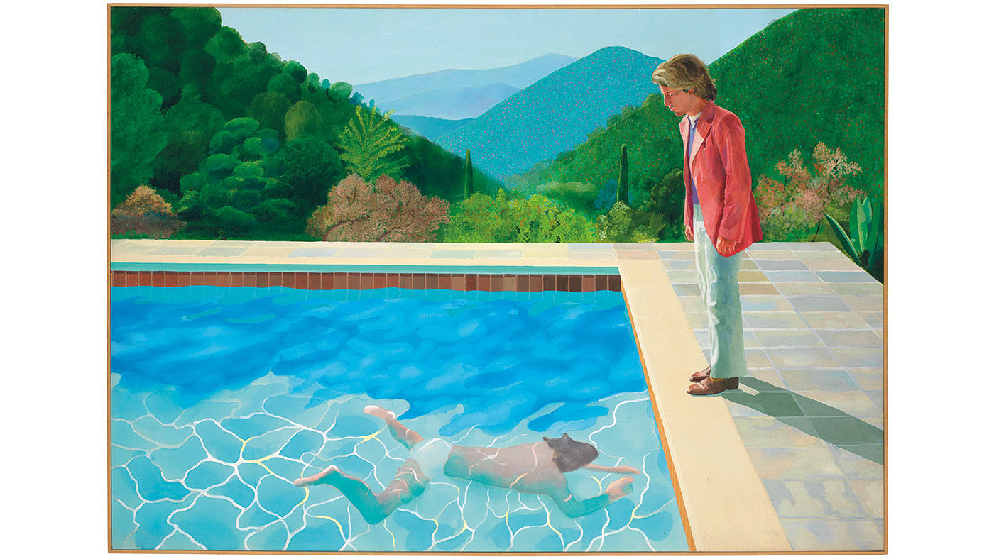 Portrait of an Artist (Pool with Two Figures) by David Hockney