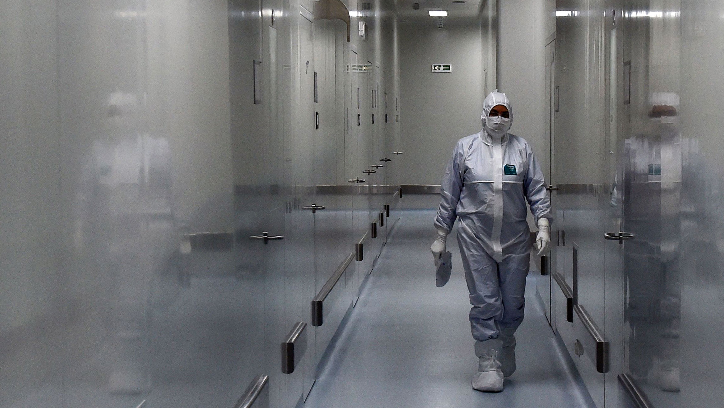 A coronavirus vaccine research lab in Russia