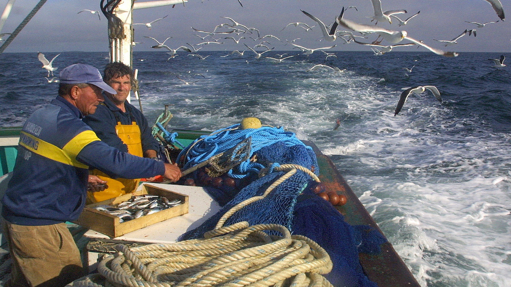 French fishermen in the Channel