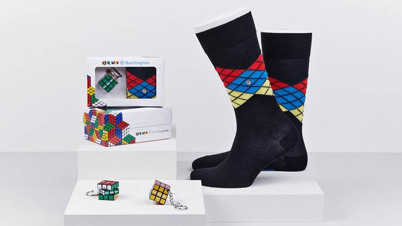 Burlington Rubik’s Cube Socks Gift Box 