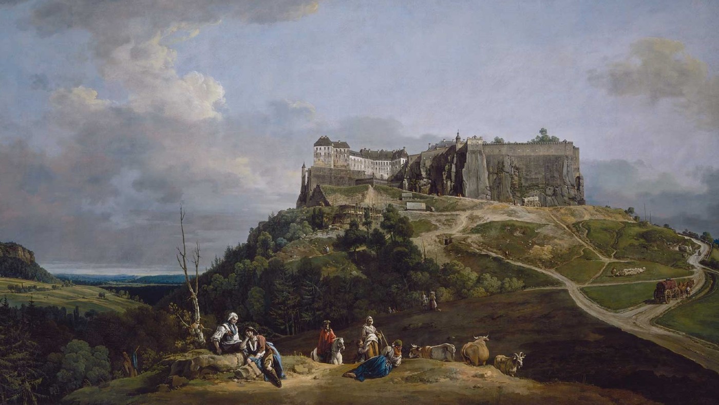 Bernardo Bellotto The Fortress of Königstein from the North-West (1756-8)