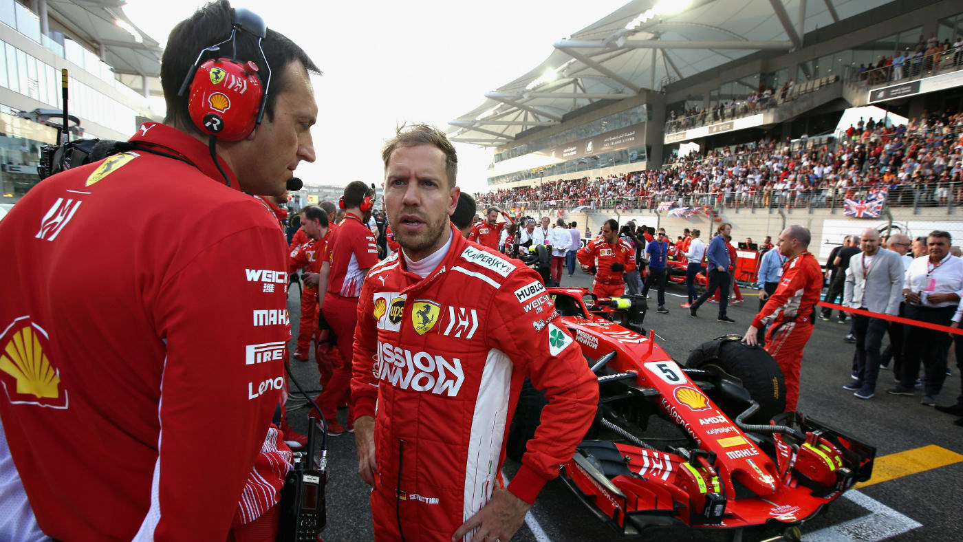 Ferrari’s Sebastian Vettel finished second behind Lewis Hamilton in the 2018 F1 championship 