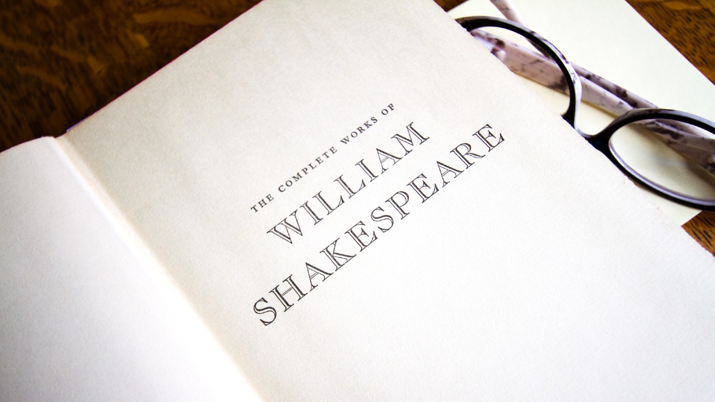 Shakespeare book open