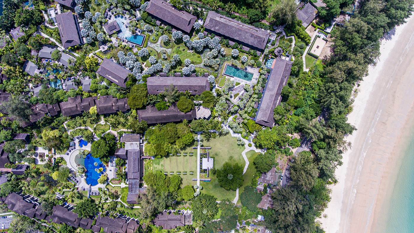 An aerial view of The Slate in Phuket
