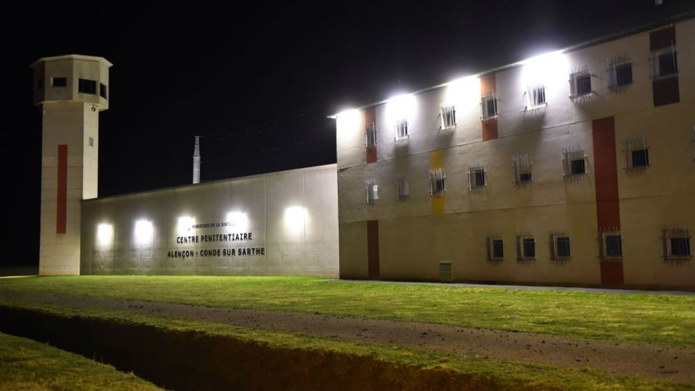 Conde-sur-Sarthe high-security prison in Normandy