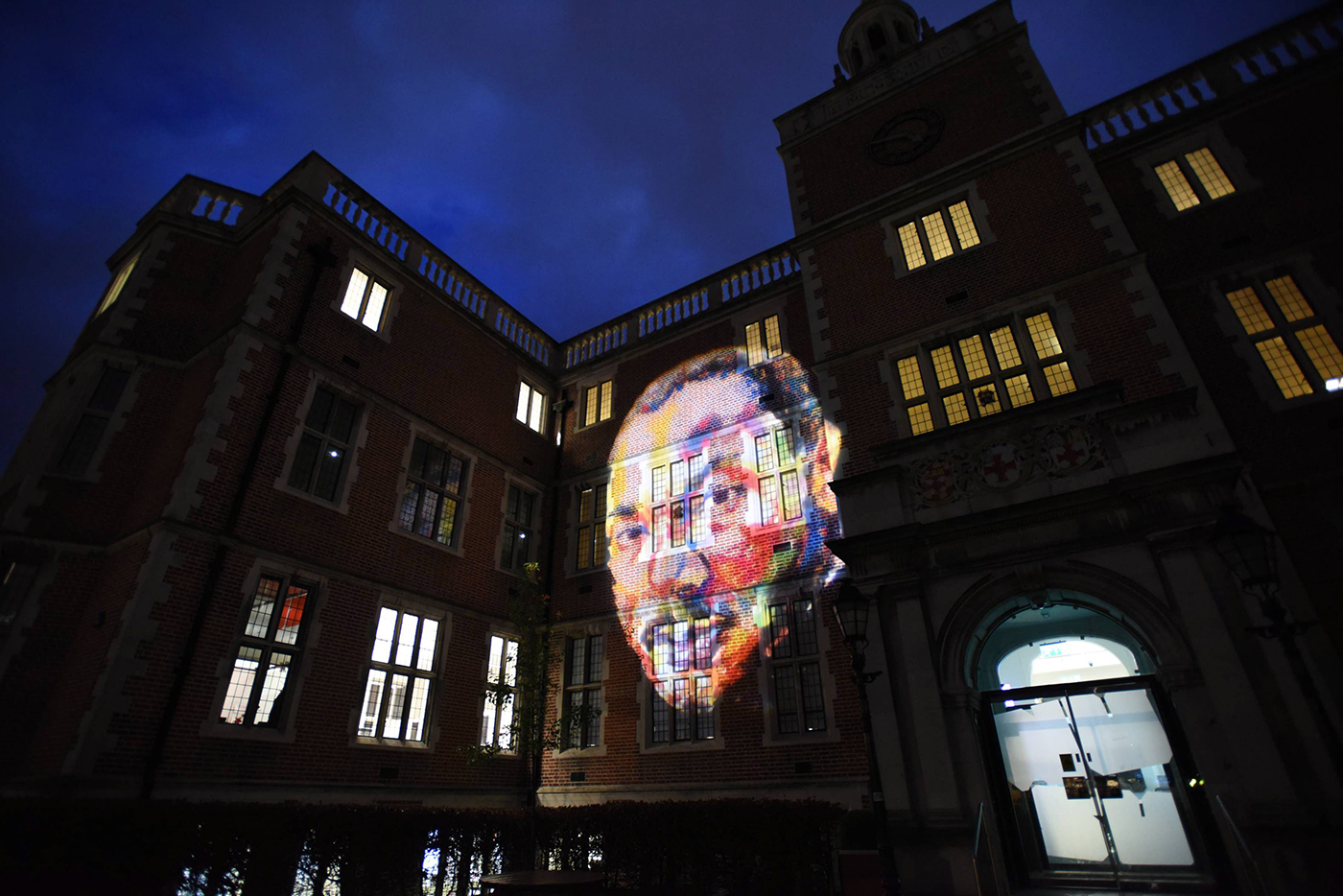 Dated: 11/01/2017An image of Martin Luther King Jr projected on to Newcastle University&#039;s Student Union to mark the start of Freedom City 2017, a year-long city-wide programme of diverse, tho