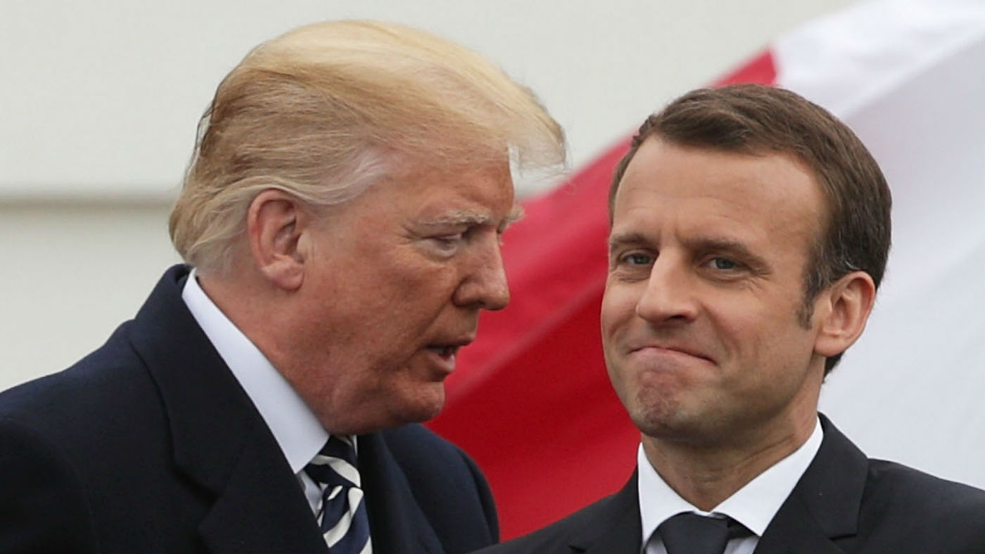 French President Emmanuel Macron is on a state visit to the US