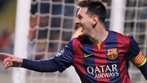 Barcelona&#039;s Argentinian forward Lionel Messi