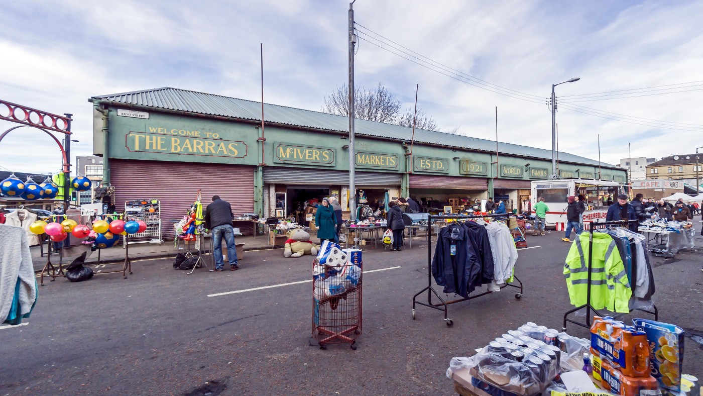 The Barras market in Glasgow