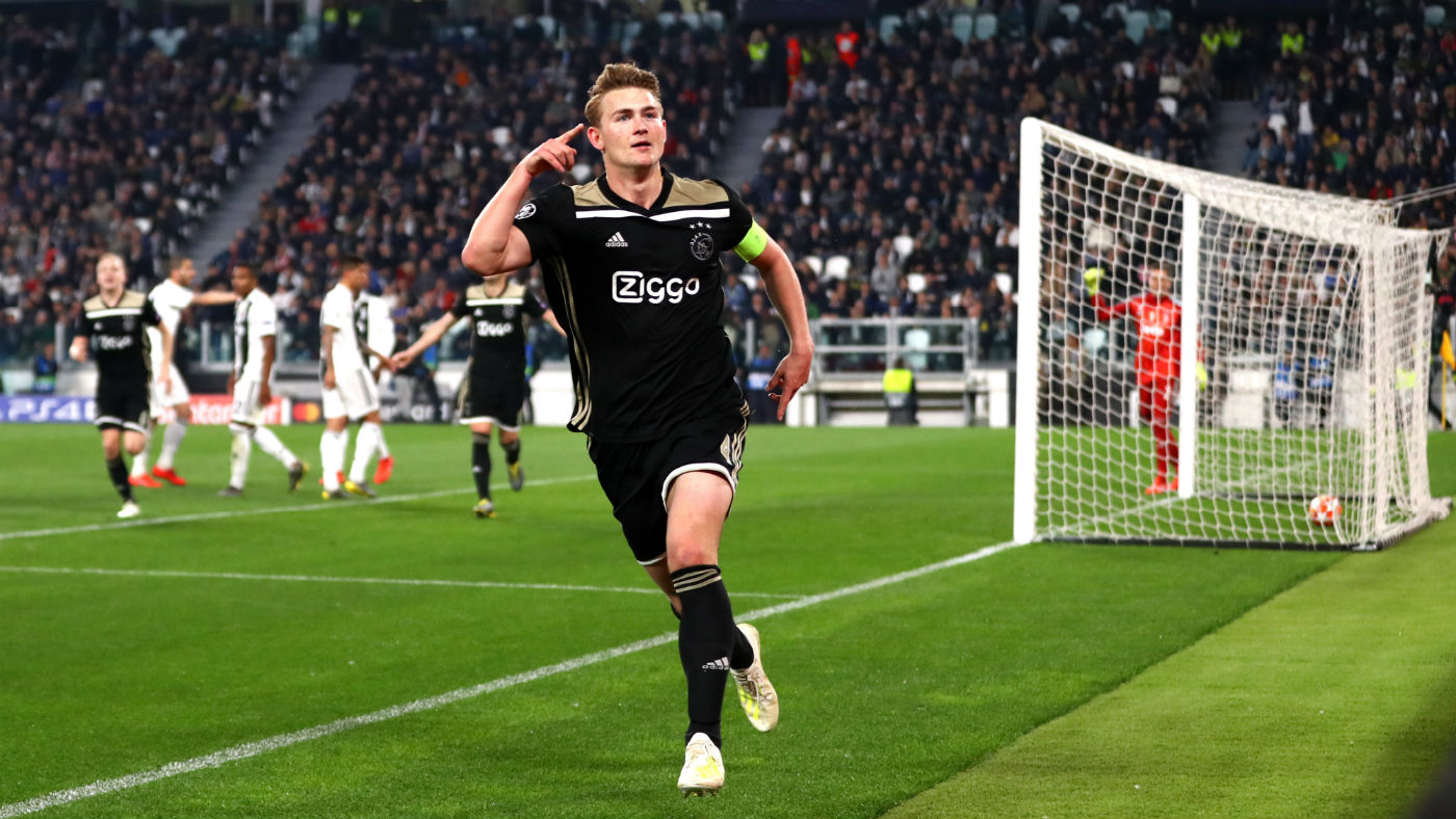 Matthijs de Ligt scored for Ajax against Juventus in the Champions League last season
