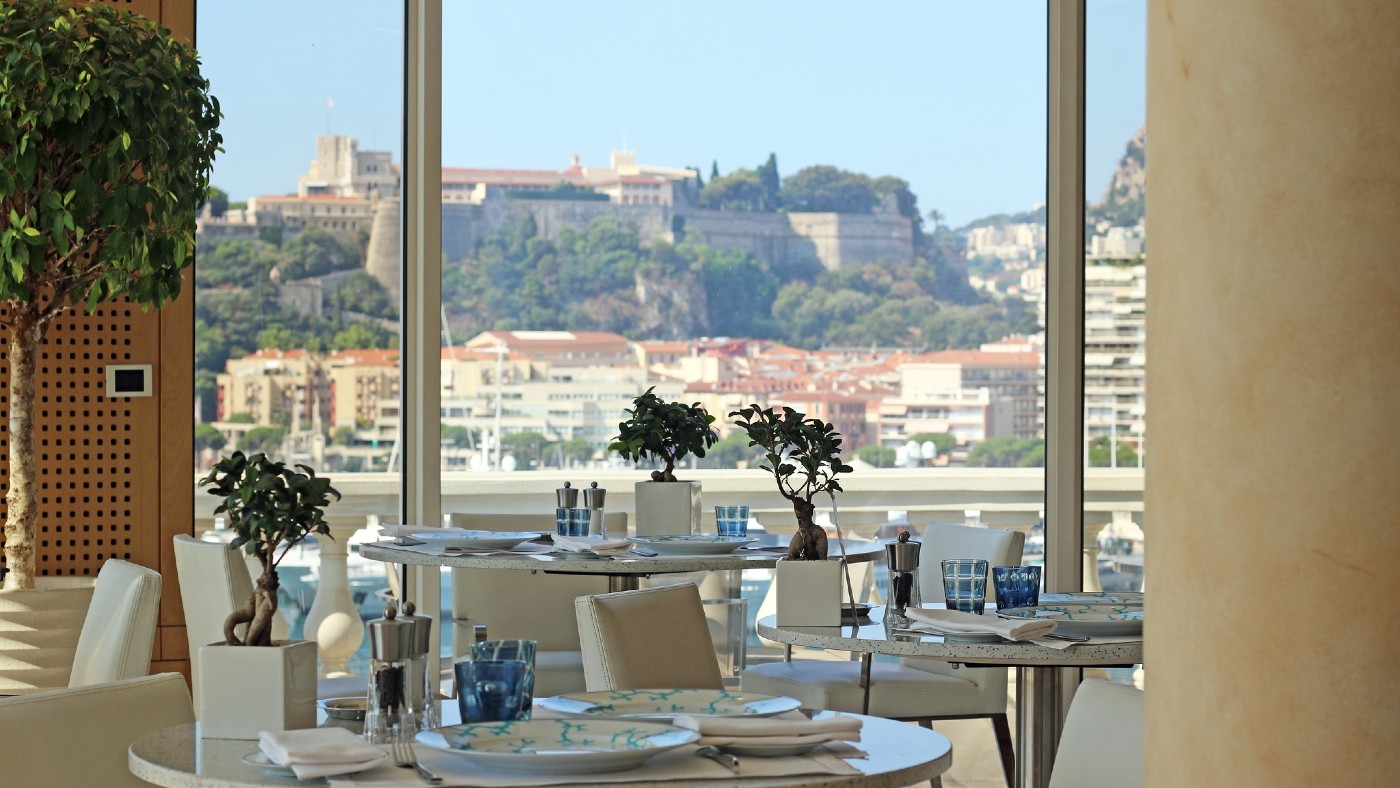 Views from the L’Hirondelle restaurant