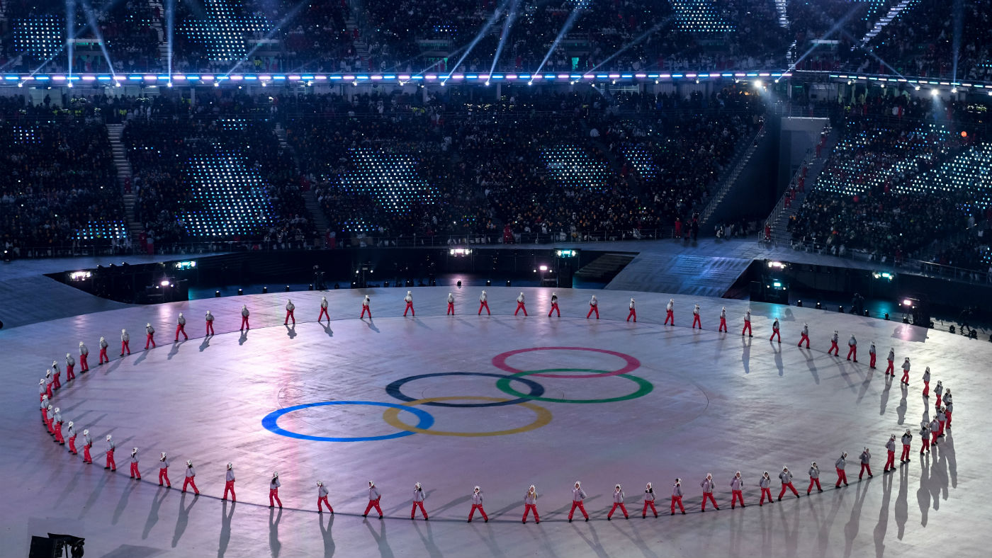Olympic rings PyeongChang 2018 Winter Olympics