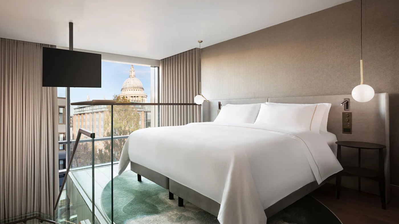 The St Paul’s Duplex is one of the plush suits at The Westin London City
