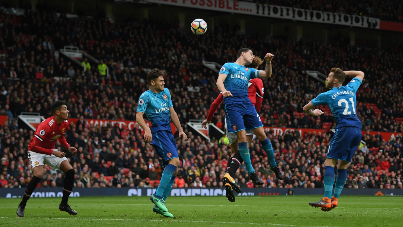 Marouane Fellaini scored a last-minute winner when Man Utd beat Arsenal 2-1 in April 2018