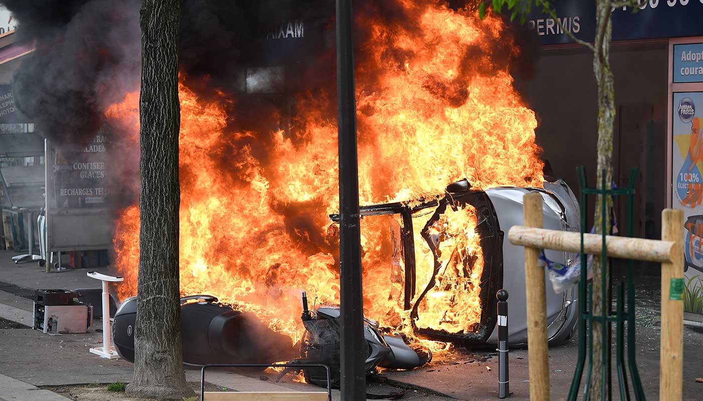 Hundreds of people have been arrested following violent May Day protests in Paris