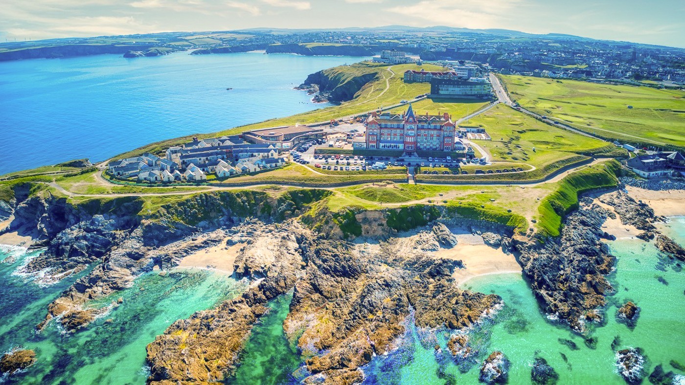 The Headland hotel in Newquay, Cornwall