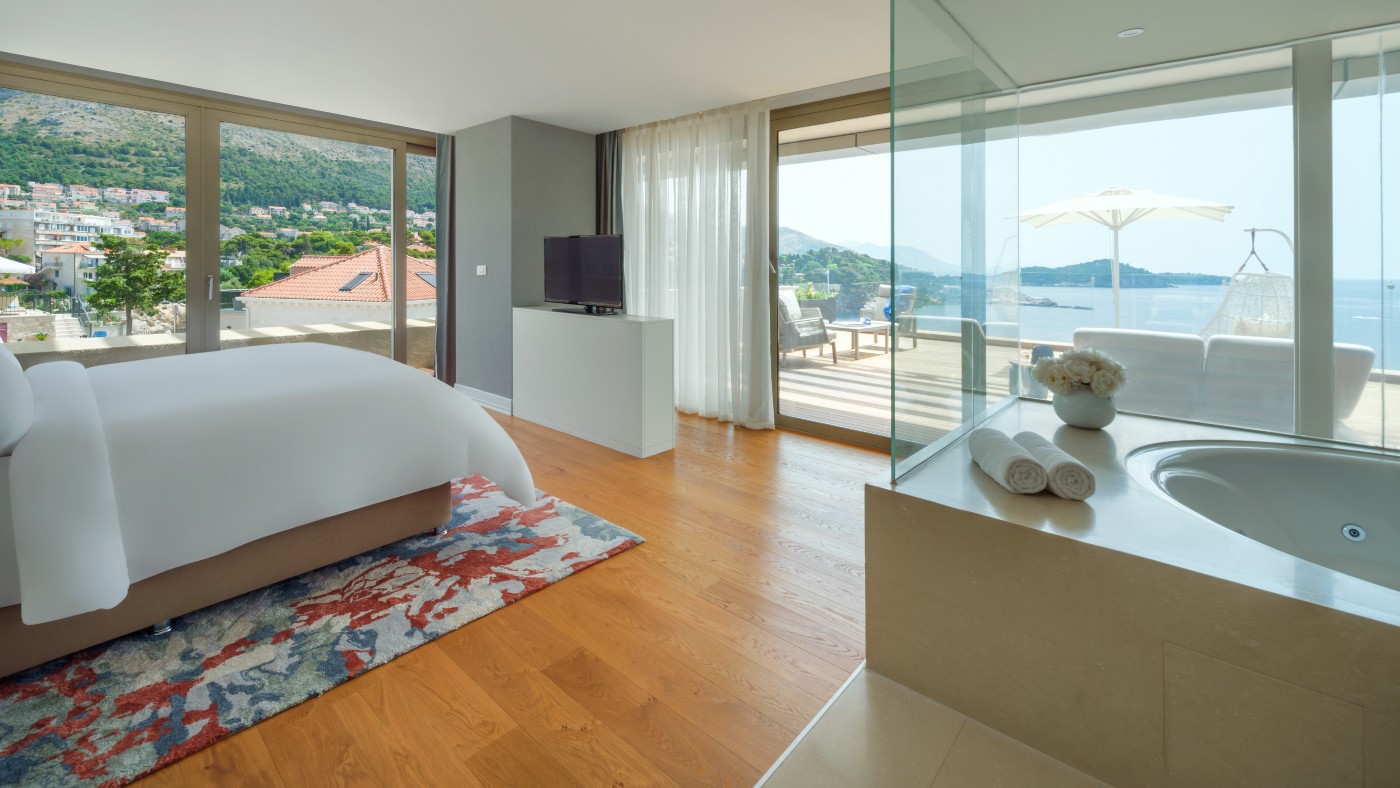 There are 310 rooms at the Rixos Premium Dubrovnik