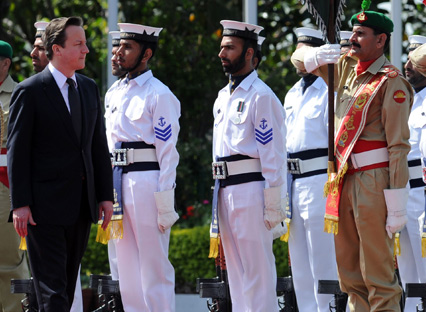 David Cameron in Pakistan
