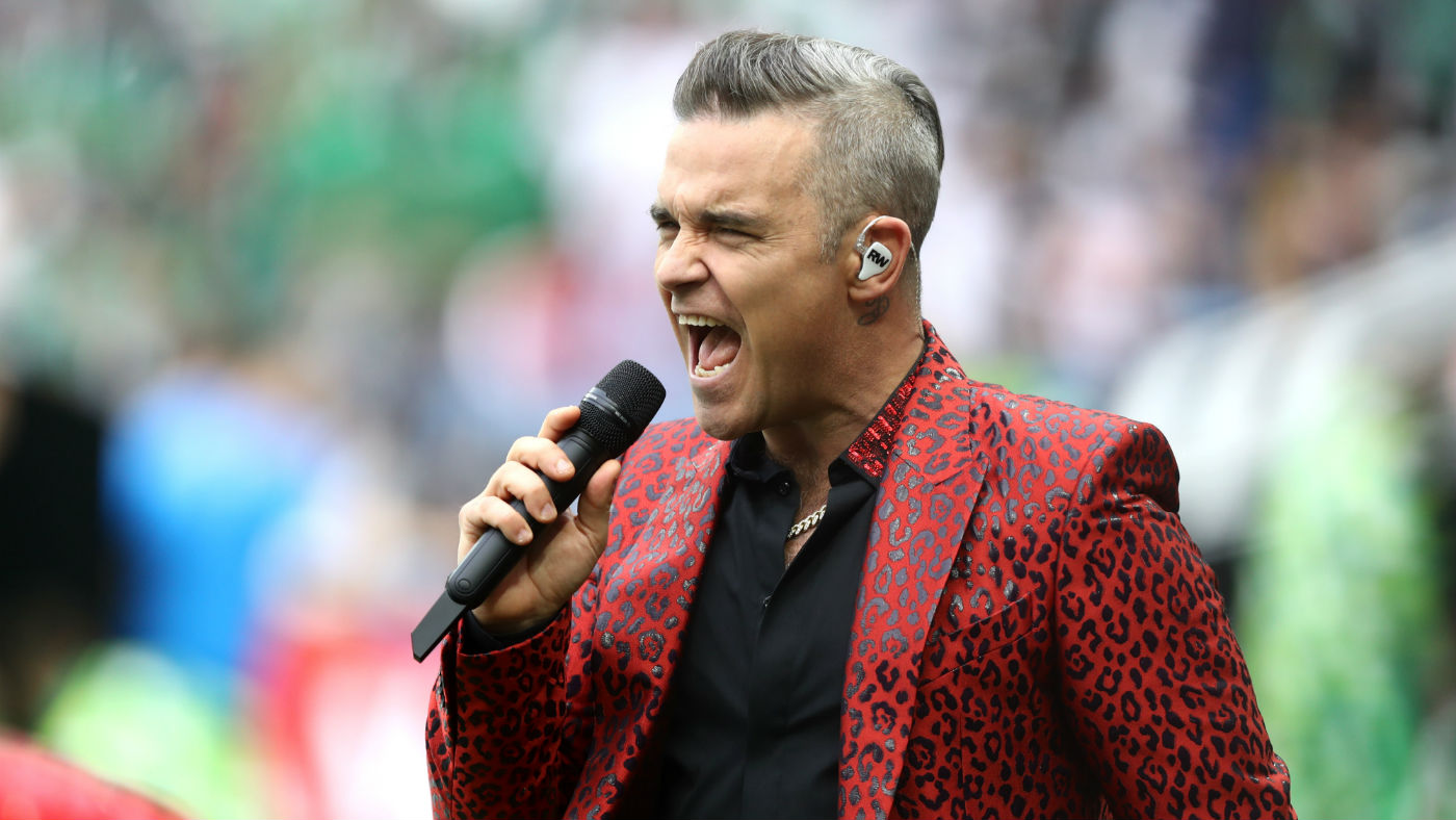 Robbie Williams World Cup opening ceremony