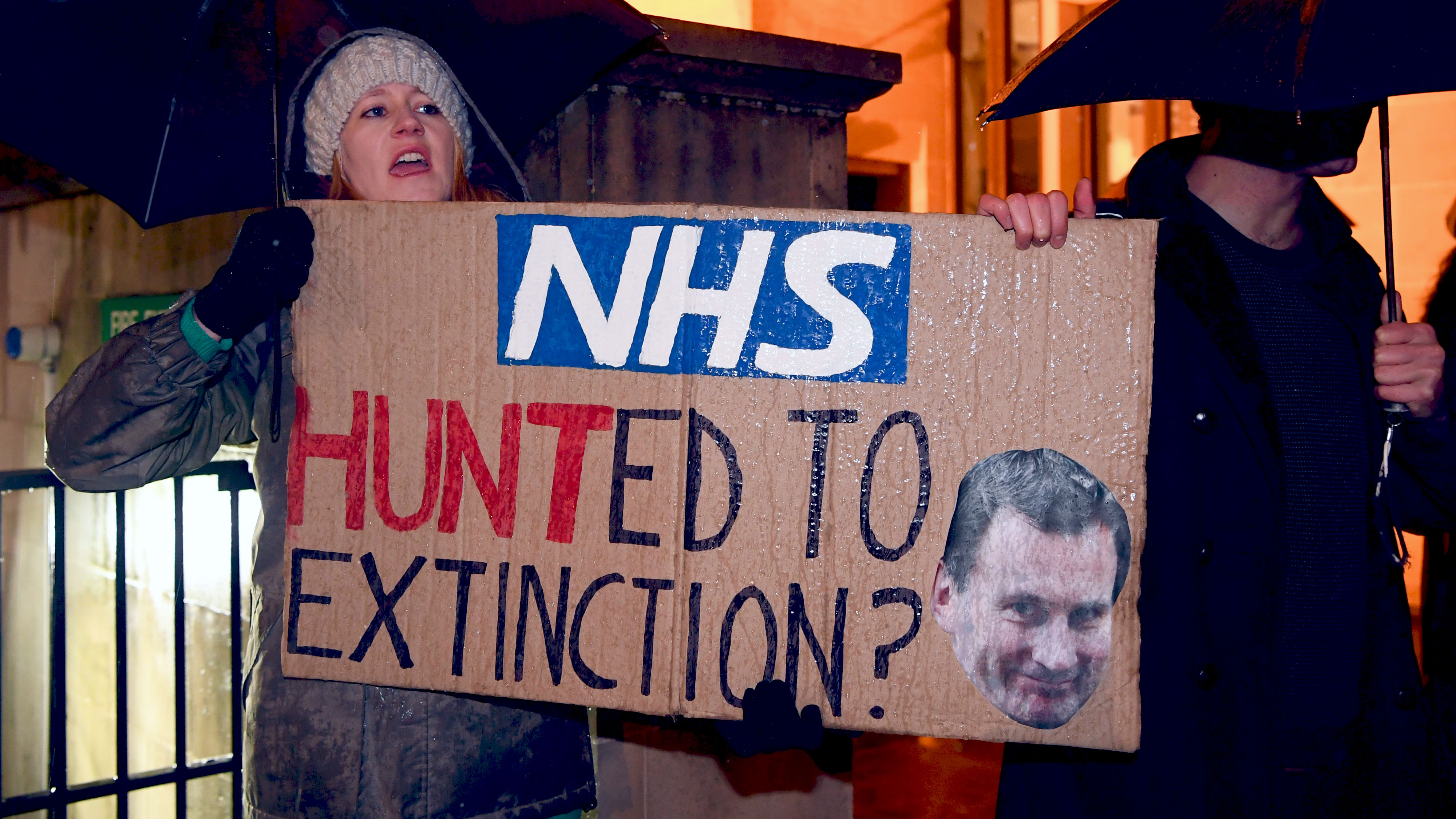 NHS Jeremy Hunt Protest