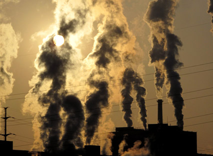 Smokestack; climate change