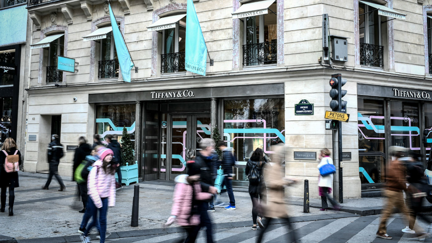 A Tiffany &amp; Co shop in Paris, France  