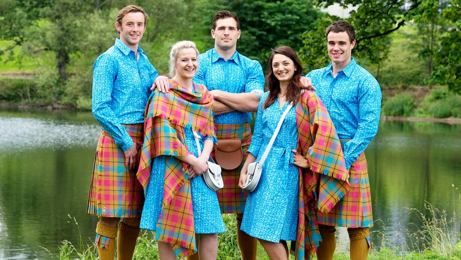 Team Scotland&#039;s kit for the Commonwealth Games in Glasgow