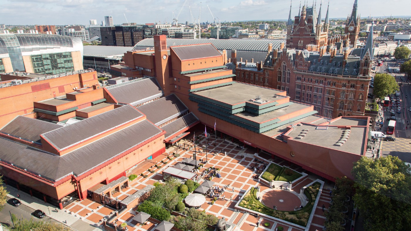 The British Library in St Pancras, London 