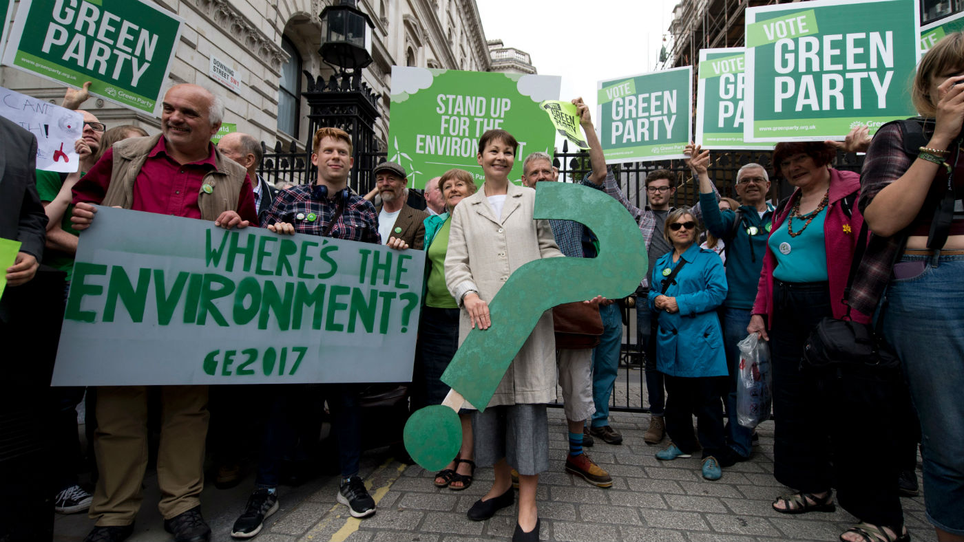Green Party co-leader Caroline Lucas during the 2017 general election campaign