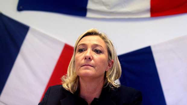 Leader of French far-right Front National (FN) party Marine Le Pen